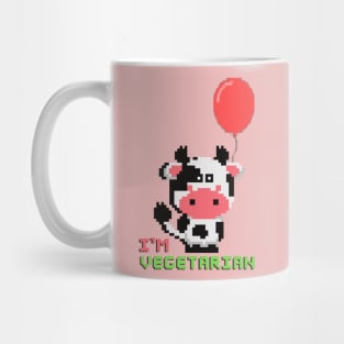 Vegetarian Cow with baloon Mug